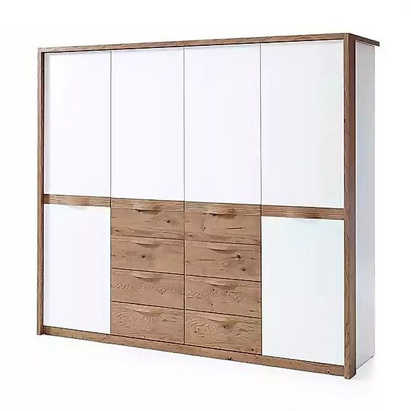 Xlmoebel Kleiderschrank Modernes weißes Luxusholz Schlafzimmerschrank-Set ( günstig online kaufen