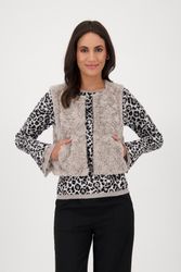 Monari Fellimitatweste Weste fake fur Mit günstig online kaufen