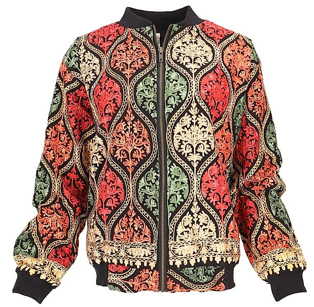 Guru-Shop Langjacke Boho Style Bomberjacke, bestickte günstig online kaufen