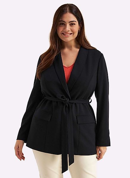 Sheego Blusenblazer Shirtblazer Langarm günstig online kaufen