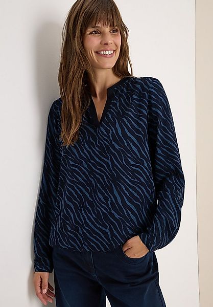 CECIL Langarmbluse mit All-Over Zebra Print günstig online kaufen