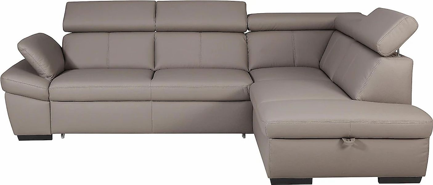 exxpo - sofa fashion Ecksofa "Salerno, Funktionssofa, hoher Sitzkomfort, Br günstig online kaufen