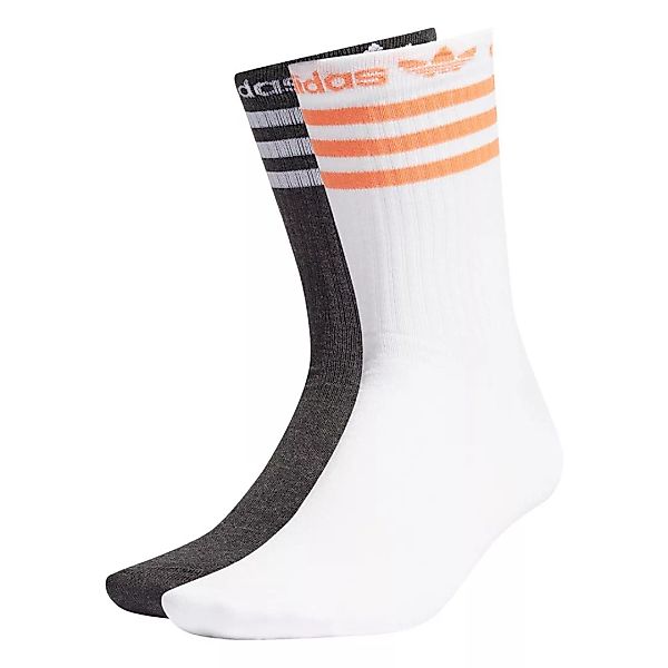 Adidas Originals Crew Socken 2 Paare EU 46-48 Black / White günstig online kaufen