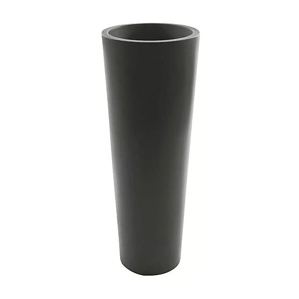 Serralunga - New Pot Maxi Vase mit Licht H 120cm - anthrazit/matt/H x Ø 120 günstig online kaufen