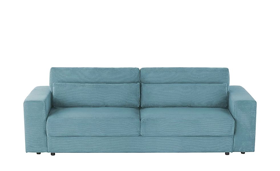 Big Sofa mit Schlaffunktion  Branna ¦ türkis/petrol ¦ Maße (cm): B: 250 H: günstig online kaufen