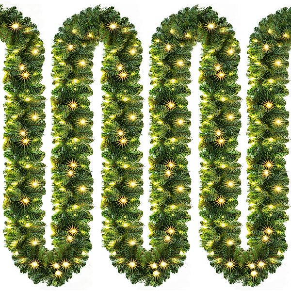 Kunstgirlande, Casaria, Höhe 28 cm, Weihnachtsgirlande günstig online kaufen