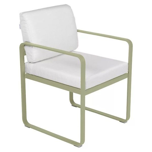 Bellevie Sessel Outdoor 65 Lindgrün 81 Grauweiß günstig online kaufen