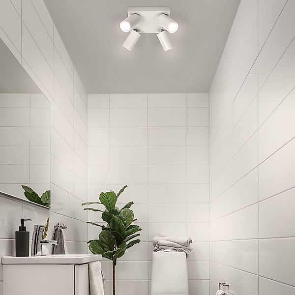 LEDVANCE LED-Strahler Octagon, dimmbar, 4-fl., Quadrat, weiß günstig online kaufen