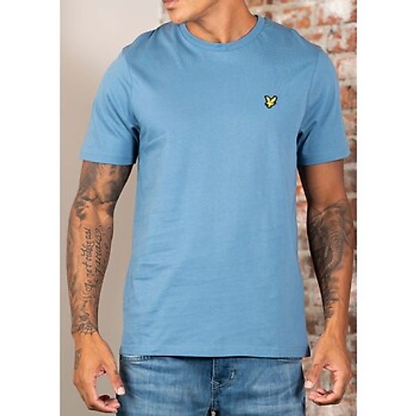 Lyle & Scott  T-Shirts & Poloshirts Plain t-shirt - ocean sky günstig online kaufen