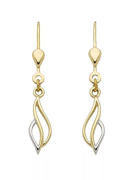 Adelia´s Paar Ohrhänger "333 Gold Ohrringe Ohrhänger", Goldschmuck für Dame günstig online kaufen