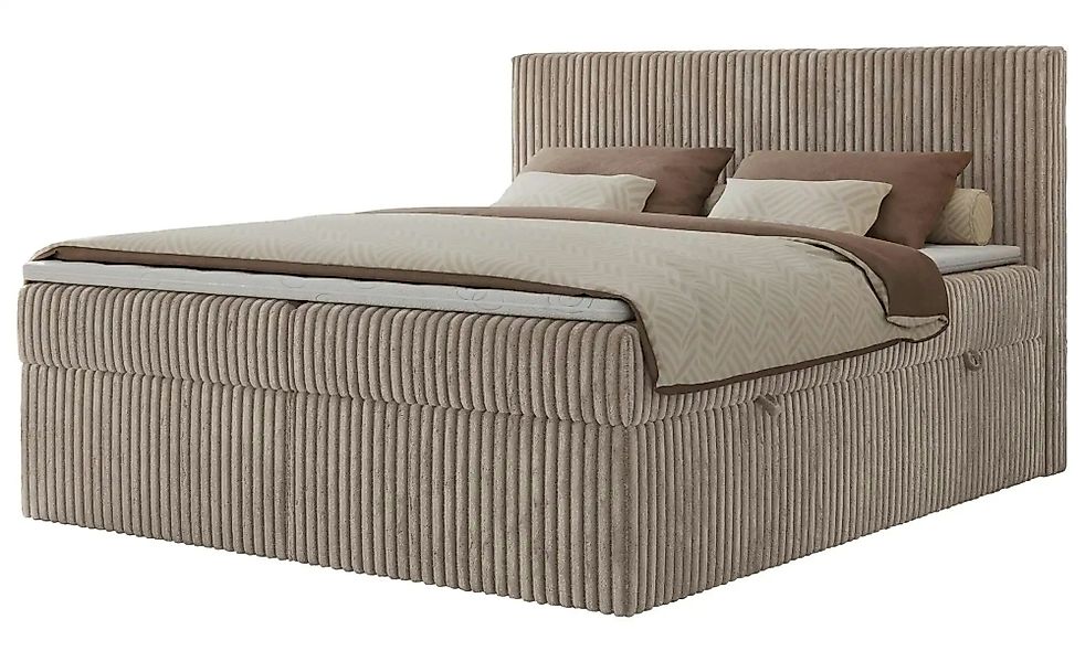 Boxbett mit Bettkasten Tiliano ¦ braun ¦ Maße (cm): B: 144 H: 119 Betten > günstig online kaufen