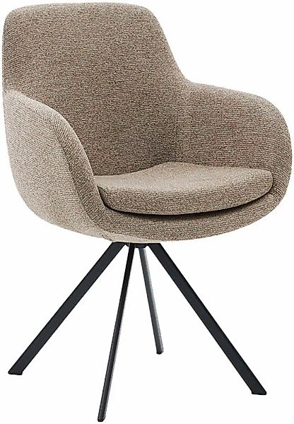 Musterring Esszimmerstuhl "Tavia", (Set), 2 St., Chenille, Stativgestell Ei günstig online kaufen