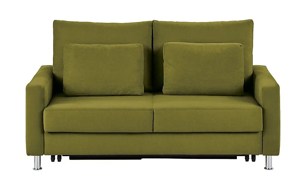 Schlafsofa Mikrofaser Fürth ¦ grün ¦ Maße (cm): B: 166 H: 90 T: 95 Polsterm günstig online kaufen