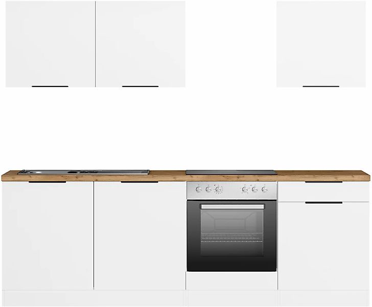 KOCHSTATION Küchenzeile "KS-Lagos2, Breite 240 cm" wahlweise mit E-Geräten, günstig online kaufen