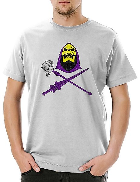 Urban Backwoods Print-Shirt Skeletor Skull & Weapons Herren T-Shirt Masters günstig online kaufen