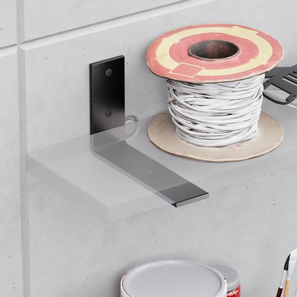 QLS Wandregalhalter 2 Stück verschiedene Formen, günstig online kaufen