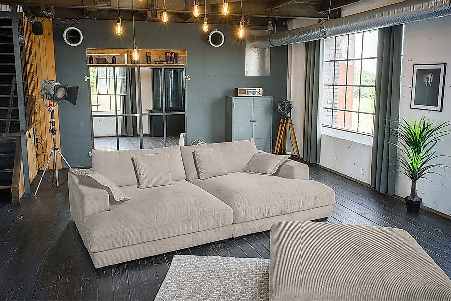 KAWOLA Big-Sofa MADELINE Großes Cordsofa - Entspannung pur - Wohnzimmer Cou günstig online kaufen