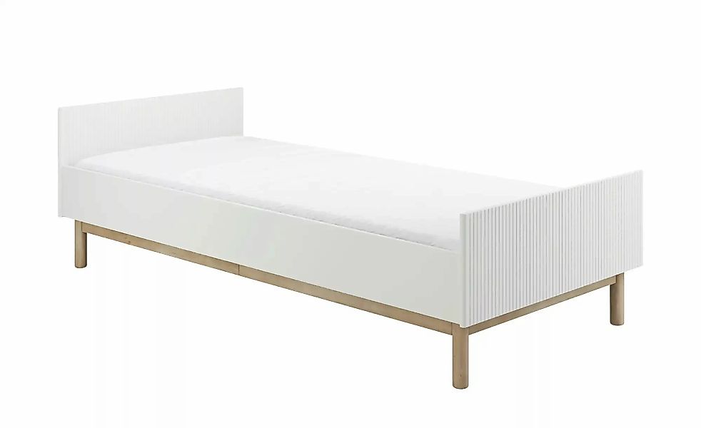 pinio Bett  Miloo ¦ weiß ¦ Maße (cm): B: 95,8 H: 62,7 Betten > Bettgestelle günstig online kaufen