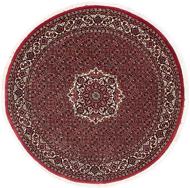 morgenland Orientteppich »Perser - Bidjar rund - 155 x 155 cm - dunkelrot«, günstig online kaufen