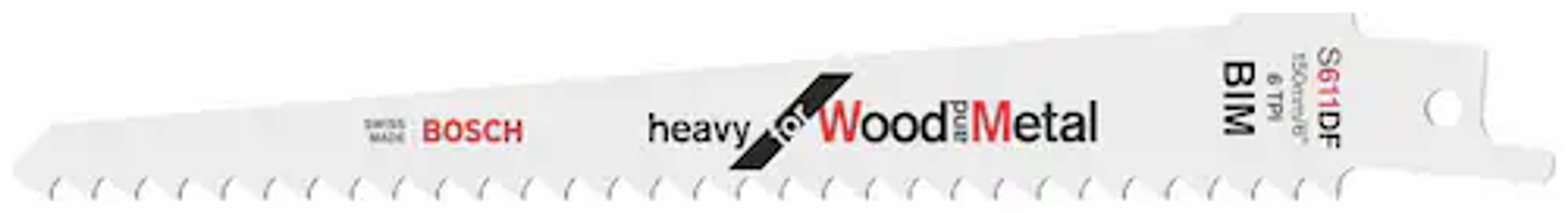 Bosch Professional Säbelsägeblatt »S 611 DF Heavy for Wood and Metal«, (100 günstig online kaufen