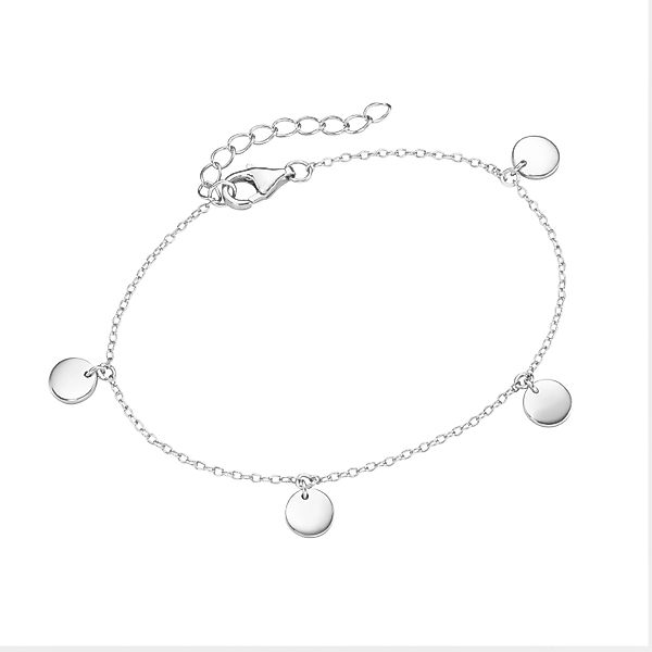 Smart Jewel Armband "mit runden Plättchen, Silber 925" günstig online kaufen