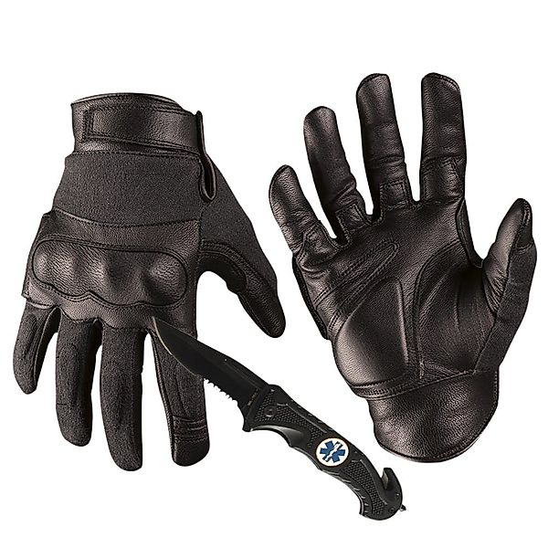 Mil-Tec Lederhandschuhe Security Tactical Schnittschutz Handschuhe günstig online kaufen