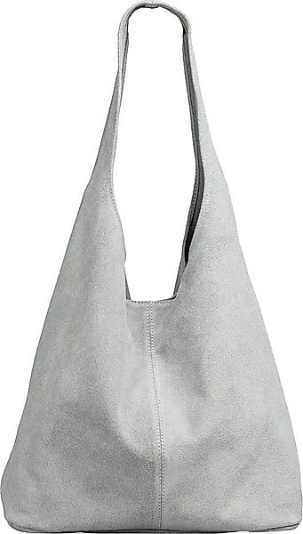 Caspar Schultertasche große Damen Wildleder Tasche Hobo Bag - CLASSIC LINE günstig online kaufen