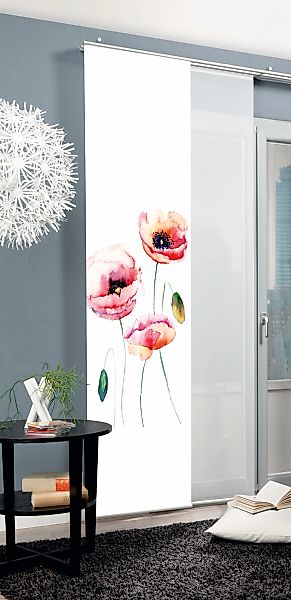 HOME WOHNIDEEN Schiebegardine "VALMUE" Paneelwagen 1 Stk. tlg. Schiebevorha günstig online kaufen