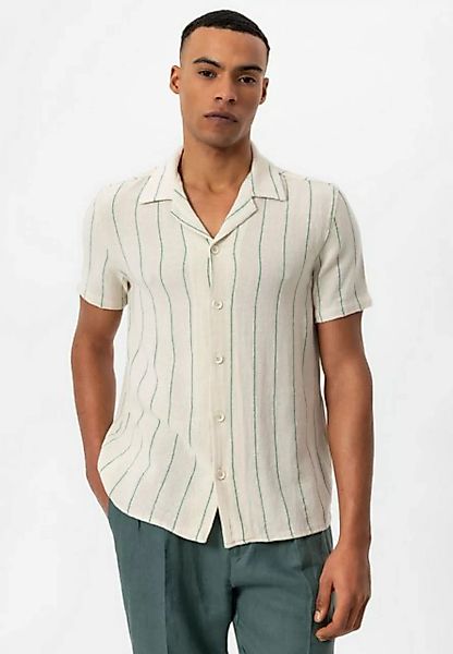 Antioch Poloshirt BANJUL - Striped - Lapel collar - Regular Fit günstig online kaufen