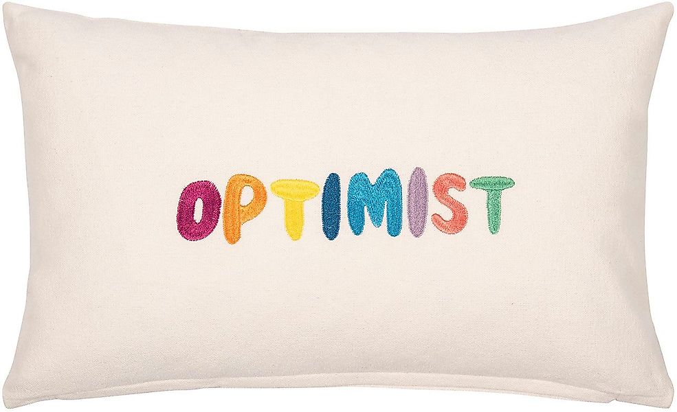 PAD Dekokissen "Optimist" Made in Europe, Kissenhülle ohne Füllung, 1 Stück günstig online kaufen