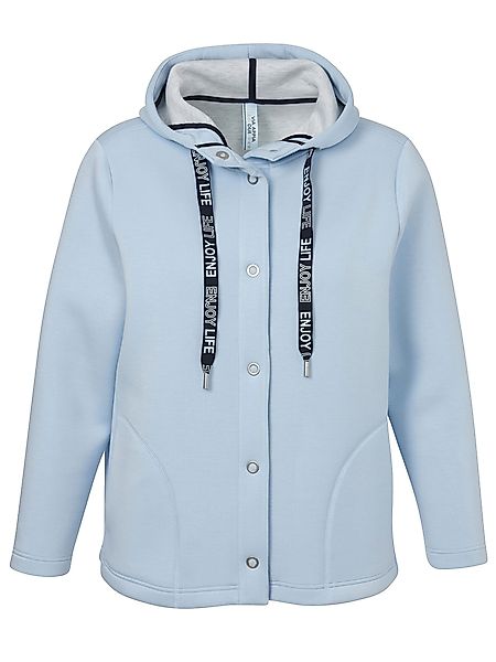 VIA APPIA DUE Kapuzensweatjacke in Große günstig online kaufen
