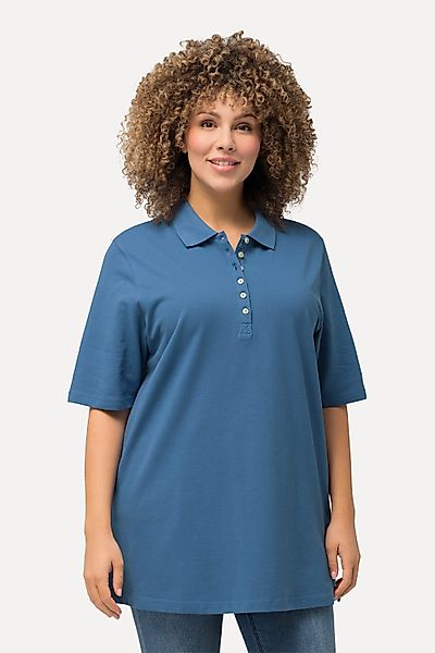 Ulla Popken Poloshirt Poloshirt Piqué Polokragen günstig online kaufen