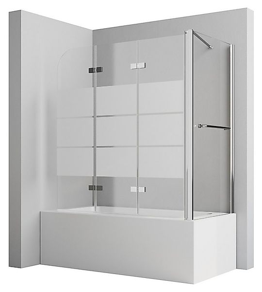 GOEZES Duschwand für badewanne mit seitenwand 70x120x140, 75x120x140, 80x12 günstig online kaufen