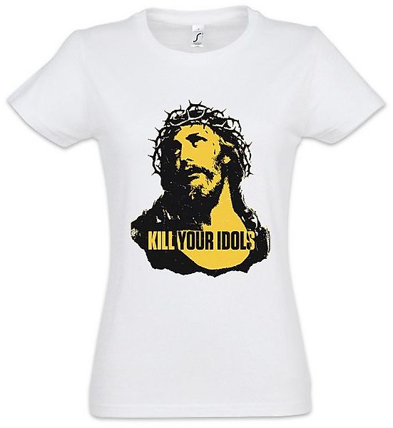 Urban Backwoods Print-Shirt Kill Your Idols Damen T-Shirt Jesus Punk Rock C günstig online kaufen