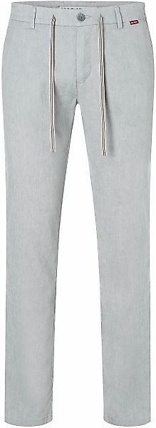 MAC Chinohose "Lennox Sport" Leinenstruktur günstig online kaufen