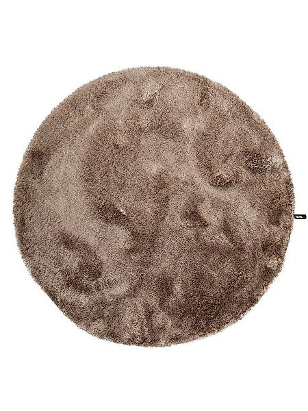 benuta Teppich Whisper, rund, Höhe: 31 mm, Hochflorteppich Wohnzimmer, Schl günstig online kaufen