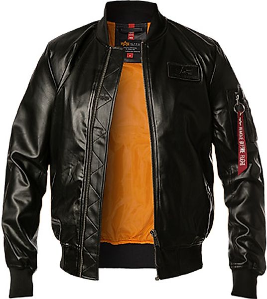 Alpha Industries Lederjacke "Alpha Industries Men - Leather & Vegan Jackets günstig online kaufen