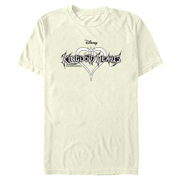 Disney - Kingdom Hearts - Logo Black and White - Männer T-Shirt günstig online kaufen