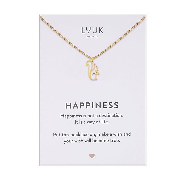 LUUK LIFESTYLE Kette mit Anhänger Eichhörnchen, günstig online kaufen