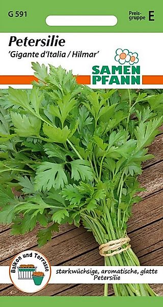 SAMEN PFANN Kräutersamen Petersilie, Gigante d`Italia Hilmar Gewürz Petersi günstig online kaufen
