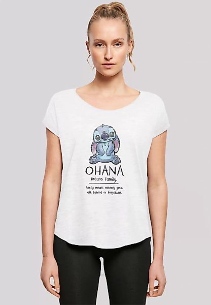 F4NT4STIC T-Shirt "Disney Lilo & Stitch Ohana Means Family" günstig online kaufen