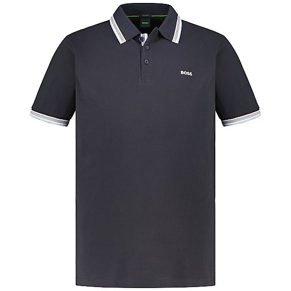 BOSS Poloshirt mit Kontrastdetails Farbe marine Größe: 6XL günstig online kaufen