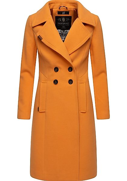 Navahoo Wintermantel Wooly edler Damen Trenchcoat günstig online kaufen