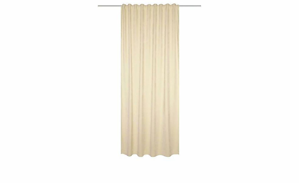 HOMEbasics Fertigschal   ¦ creme ¦ Synthetik ¦ Maße (cm): B: 135 H: 225 Gar günstig online kaufen