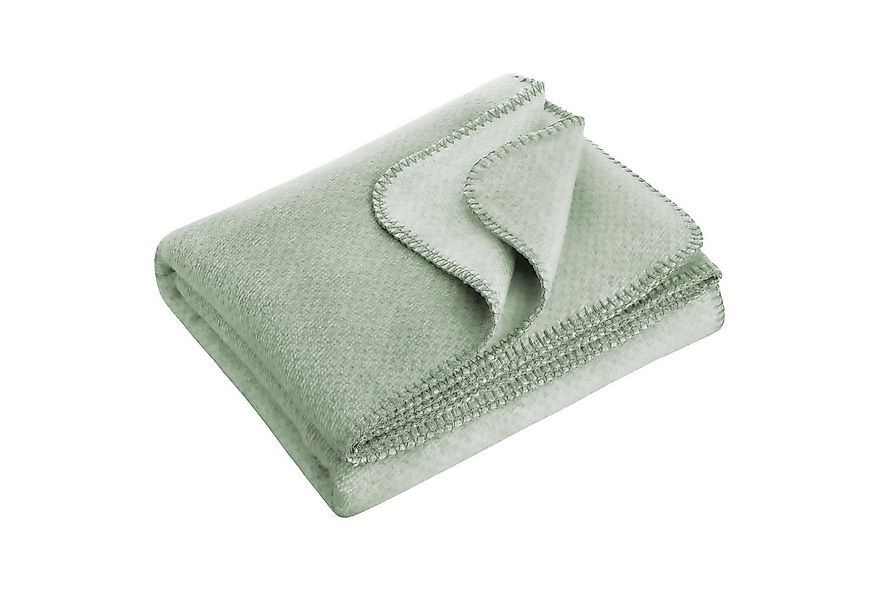 Wolldecke EMMA Premium Kuscheldecke aus 100% weicher Bio-Baumwolle in 7 Far günstig online kaufen