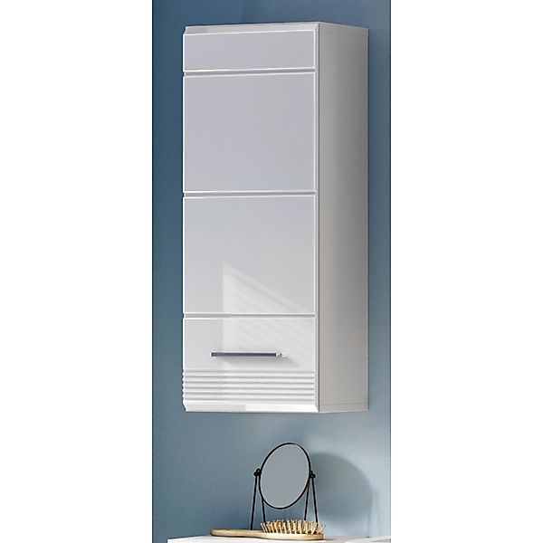 Inn.Furn Hängeschrank Weiß Hochglanz 30 cm Badschrank Leon günstig online kaufen