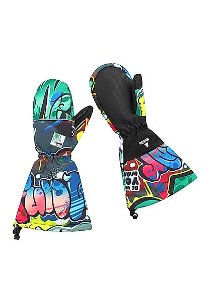 WeeDo Fäustlinge "COSMO SPRAYPRINT" Robuste Fäustlinge mit extra langen Man günstig online kaufen
