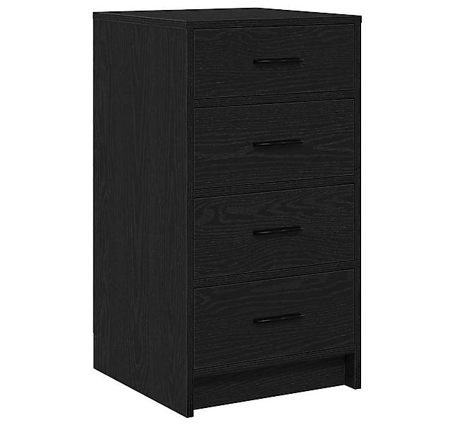 vidaXL Sideboard Sideboard Schwarz Eichen-Optik 40 x 41 x 75 cm Holzwerksto günstig online kaufen