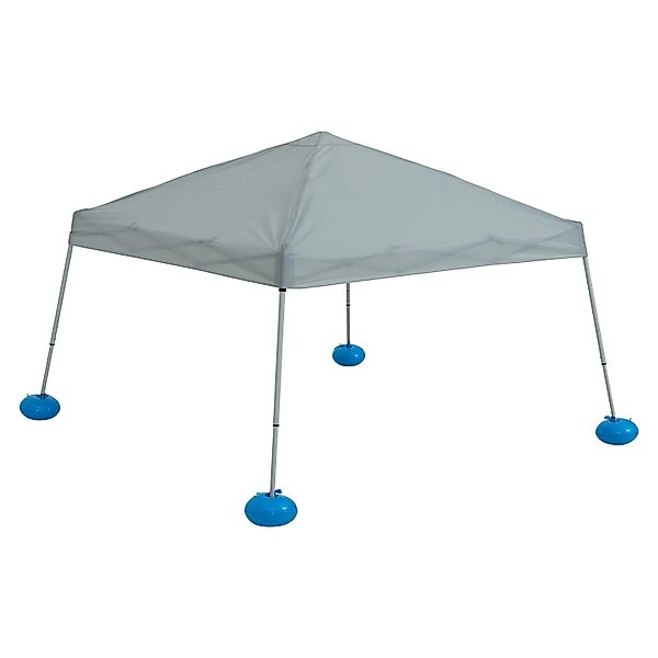 Sunjoy Poolpavillon Gran Stoff Schwimmender 300 cm x 300 cm Grau günstig online kaufen