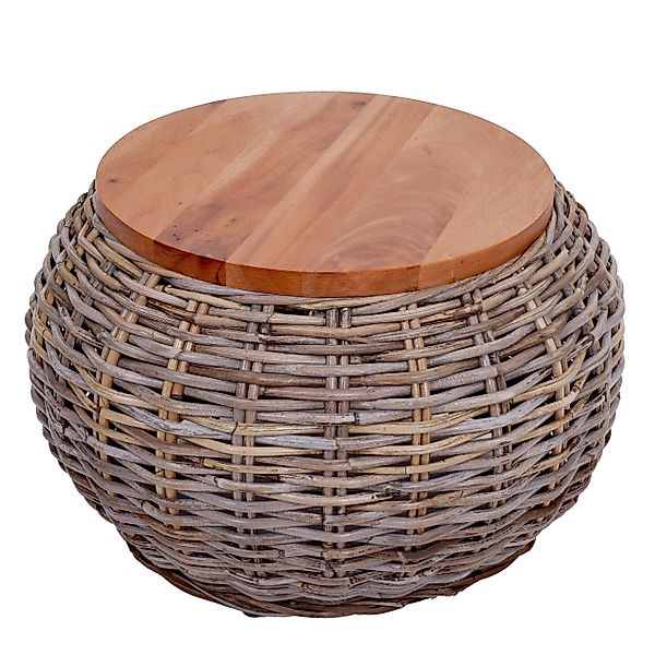 MCW Beistelltisch MCW-M30, Echtes Kubu Rattan günstig online kaufen